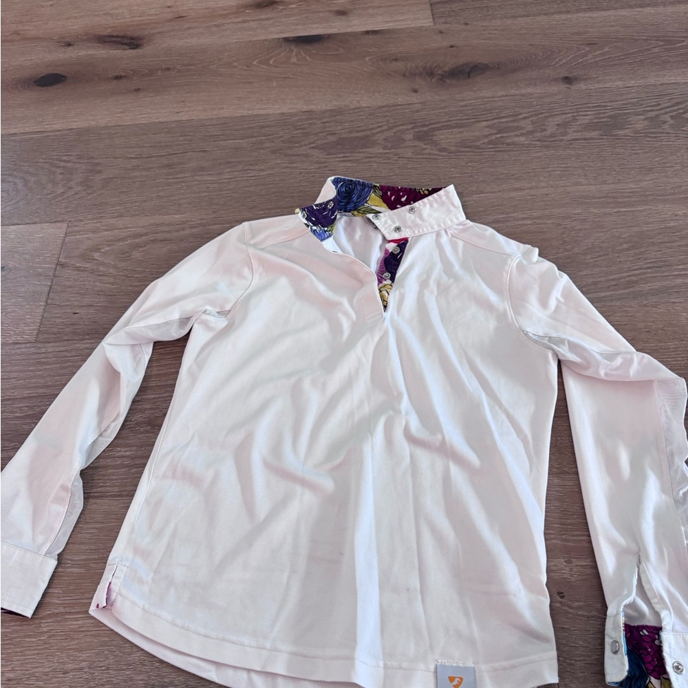 Aubrion girls long sleeve shoe shirt size l